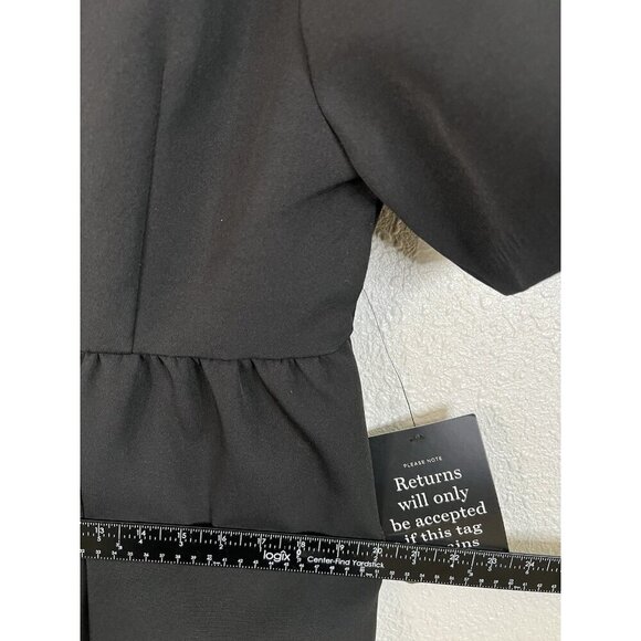 Pomander Place Tuckernuck Dress XL Black Arnelle Dress Classic Black Preppy NEW - Picture 15 of 16
